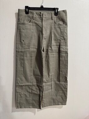 Men's Gray Wide-Leg Jeans size Medium